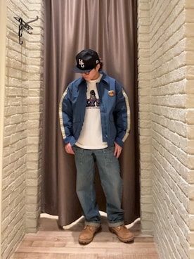 「HYSTERIC GLAMOUR（ヒステリックグラマー）のアイテム（ブルゾン）」を使った、hysteric0717さん（メンズ・163cm）の冬コーディネート