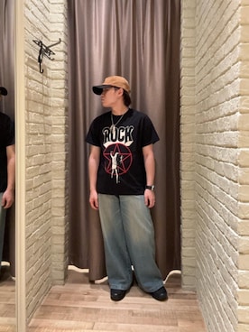 「アイテム（Tシャツ/カットソー）」を使った、hysteric0717さん（メンズ・163cm）の夏コーディネート