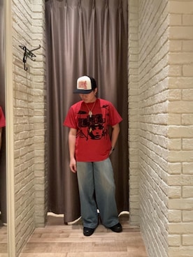 「アイテム（Tシャツ/カットソー）」を使った、hysteric0717さん（メンズ・163cm）の夏コーディネート