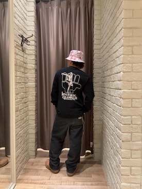 「HYSTERIC GLAMOUR（ヒステリックグラマー）のアイテム（ハット）」を使った、hysteric0717さん（メンズ・163cm）の夏コーディネート