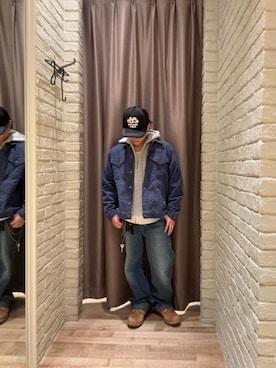 「バックプリント」｜「アイテム（ブルゾン）」を使った、hysteric0717さん（メンズ・163cm）の秋コーディネート