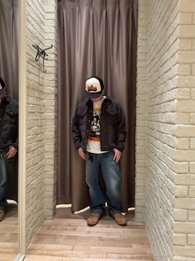 「アイテム（ブルゾン）」を使った、hysteric0717さん（メンズ・163cm）の秋コーディネート