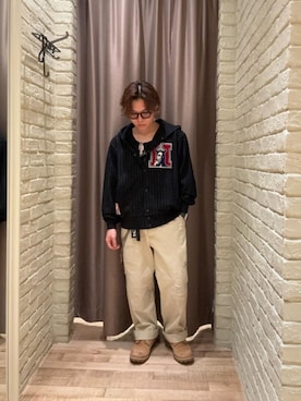 「HYSTERIC GLAMOUR（ヒステリックグラマー）のアイテム（パーカー）」を使った、hysteric0717さん（メンズ・163cm）の秋コーディネート