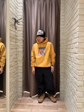 「HYSTERIC GLAMOUR（ヒステリックグラマー）のアイテム（パーカー）」を使った、hysteric0717さん（メンズ・163cm）の秋コーディネート