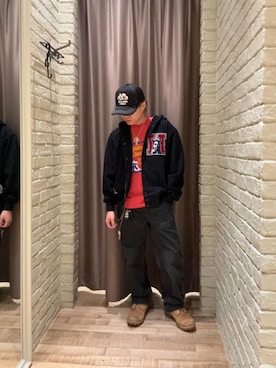 「HYSTERIC GLAMOUR（ヒステリックグラマー）のアイテム（パーカー）」を使った、hysteric0717さん（メンズ・163cm）の秋コーディネート