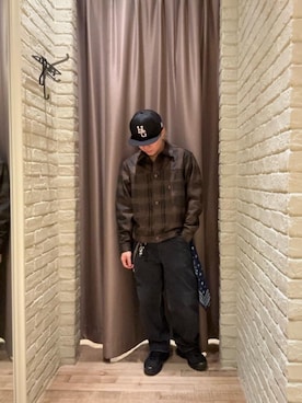 「アイテム（その他アウター）」を使った、hysteric0717さん（メンズ・163cm）の秋コーディネート