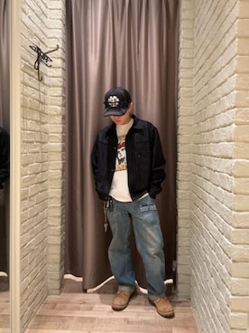 「アイテム（その他アウター）」を使った、hysteric0717さん（メンズ・163cm）の秋コーディネート