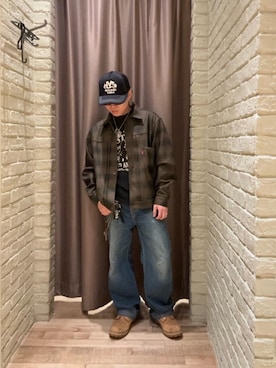 「アイテム（その他アウター）」を使った、hysteric0717さん（メンズ・163cm）の秋コーディネート