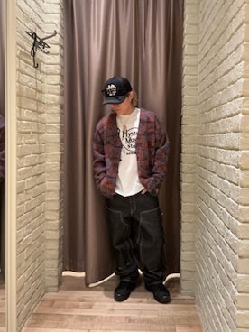 「アイテム（カーディガン/ボレロ）」を使った、hysteric0717さん（メンズ・163cm）の秋コーディネート