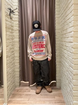 「HYSTERIC GLAMOUR」｜hysteric0717さん（メンズ・163cm）の冬コーディネート