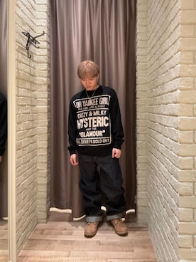 「HYSTERIC GLAMOUR」｜hysteric0717さん（メンズ・163cm）の冬コーディネート