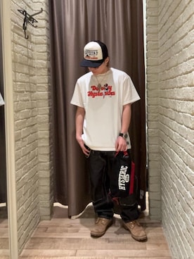 「アイテム（ポーチ）」を使った、hysteric0717さん（メンズ・163cm）の春コーディネート