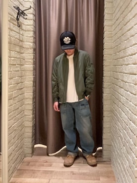 「HYSTERIC GLAMOUR（ヒステリックグラマー）のHYS SOUND メッシュキャップ（キャップ、ブラック系）」を使った、hysteric0717さん（メンズ）の春コーディネート