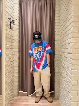 「HYSTERIC GLAMOUR（ヒステリックグラマー）のHYS SOUND メッシュキャップ（キャップ、ブラック系）」を使った、hysteric0717さん（メンズ）の春コーディネート