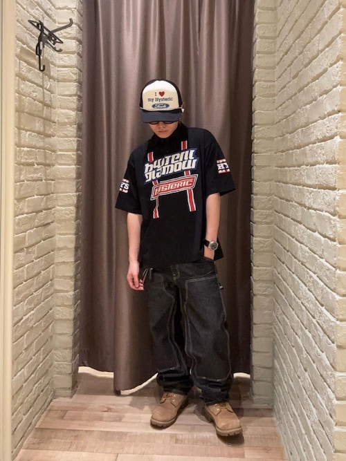 ダブルニーデニムパンツ（その他パンツ）｜HYSTERIC GLAMOUR