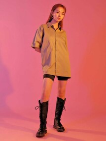 JUST A NOON × atmos pink レースアップワークパンツ 63811-658-