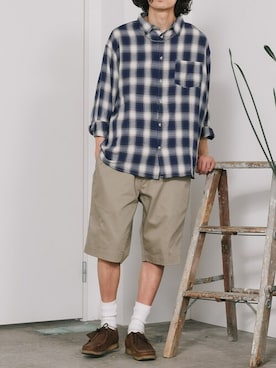 「キャンプ」｜infoabsoさん（メンズ・175cm）の夏コーディネート