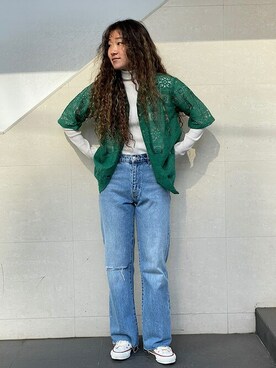 榎本さん（レディース・156cm）の冬コーディネート