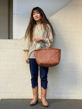 榎本さん（レディース・156cm）の春コーディネート