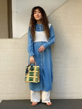 「MIKIA」｜榎本さん（レディース・156cm）の春コーディネート