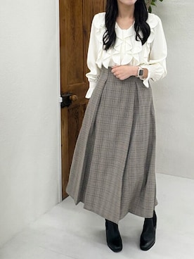 MISCHMASCH ECさん（レディース・160cm）の秋コーディネート