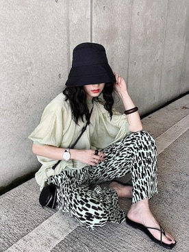 十四 鳩子さん（レディース・160cm）の春コーディネート