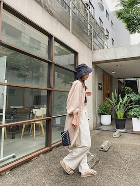 十四 鳩子さん（レディース・160cm）の春コーディネート