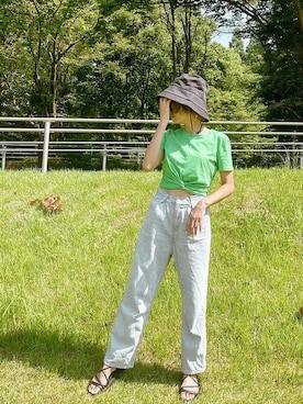 十四 鳩子さん（レディース・160cm）の春コーディネート