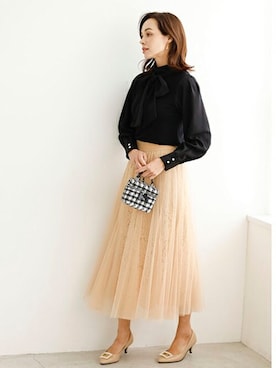 nissen Smile Modelsさん（レディース・168cm）の冬コーディネート