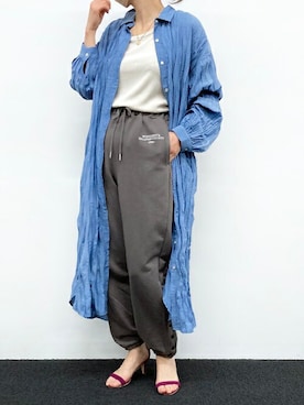 「179/WG（イチナナキュウダブルジー）のアイテム」を使った、ニコルさん（レディース・158cm）の春コーディネート