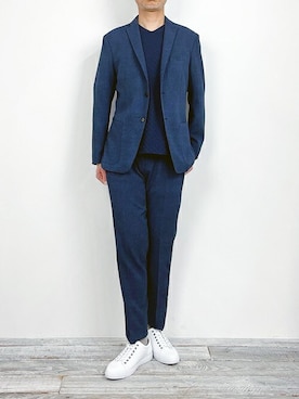 「SETUP」｜ニコルさん（メンズ・174cm）の春コーディネート