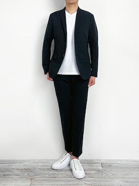 「SET UP」｜ニコルさん（メンズ・174cm）の春コーディネート
