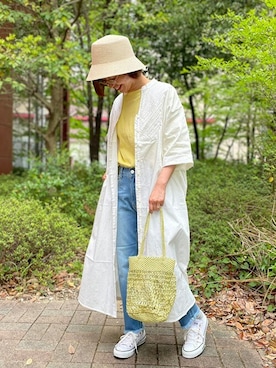 「CONVERSE ADDICT」｜ニコルさん（レディース・155cm）の春コーディネート