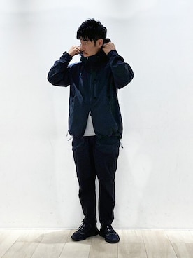 「Grand PARK（グランドパーク）のアイテム」を使った、ニコルさん（メンズ・170cm）の秋コーディネート