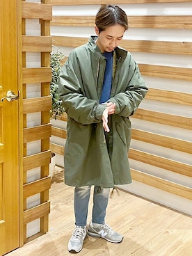 「秋」｜「アイテム（モッズコート）」を使った、ニコルさん（メンズ・170cm）の冬コーディネート