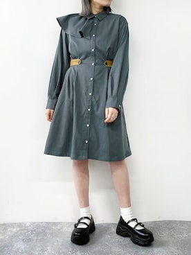 「179/WG（イチナナキュウダブルジー）のアイテム」を使った、ニコルさん（レディース・158cm）の春コーディネート