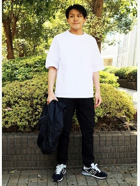 「ポケットT」｜ニコルさん（メンズ・178cm）の春コーディネート