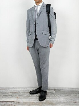 「SETUP」｜ニコルさん（メンズ・174cm）の春コーディネート