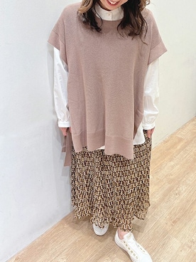 レディース アゼ編み ポンチョ