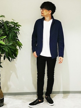 ニコルさん(メンズ・181cm)の秋コーディネート