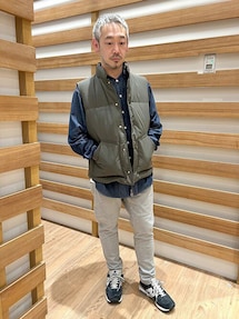 NANGA×GrandPARK/ナンガ×グランドパーク別注焚火(TAKIBI)ダウンベスト