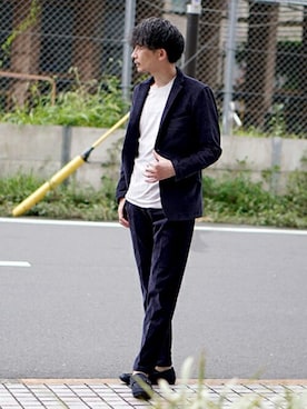 「SET UP」｜ニコルさん（メンズ・181cm）の冬コーディネート