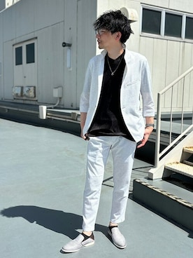 ニコルさん(メンズ・181cm)の春コーディネート