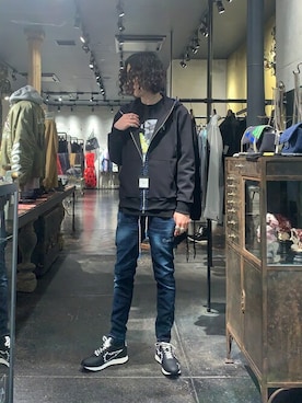 Yu-m@‼︎さん（メンズ・181cm）の冬コーディネート