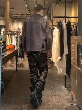 「ISAMU KATAYAMA BACKLASH（イサムカタヤマバックラッシュ）のアイテム（パンツ）」を使った、Yu-m@‼︎さん（メンズ・181cm）の夏コーディネート