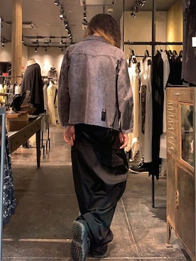「ISAMU KATAYAMA BACKLASH（イサムカタヤマバックラッシュ）のアイテム（パンツ）」を使った、Yu-m@‼︎さん（メンズ・181cm）の夏コーディネート