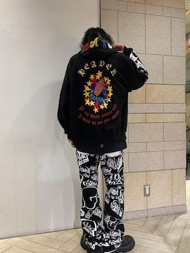 「ROYAL FLASH（ロイヤルフラッシュ）のアイテム（パーカー）」を使った、Yu-m@‼︎さん（メンズ・181cm）の秋コーディネート