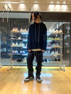 「ROYAL FLASH（ロイヤルフラッシュ）のアイテム（パーカー）」を使った、Yu-m@‼︎さん（メンズ・181cm）の秋コーディネート