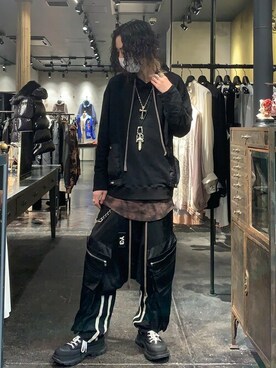 「ROYAL FLASH（ロイヤルフラッシュ）のアイテム（パーカー）」を使った、Yu-m@‼︎さん（メンズ・181cm）の秋コーディネート