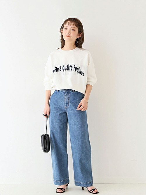●限定セール 美品 SLOBE IENA LE BATEAU ロゴニット 値引きする SLOBE IENA（スローブイエナ）の「LE BATEAU